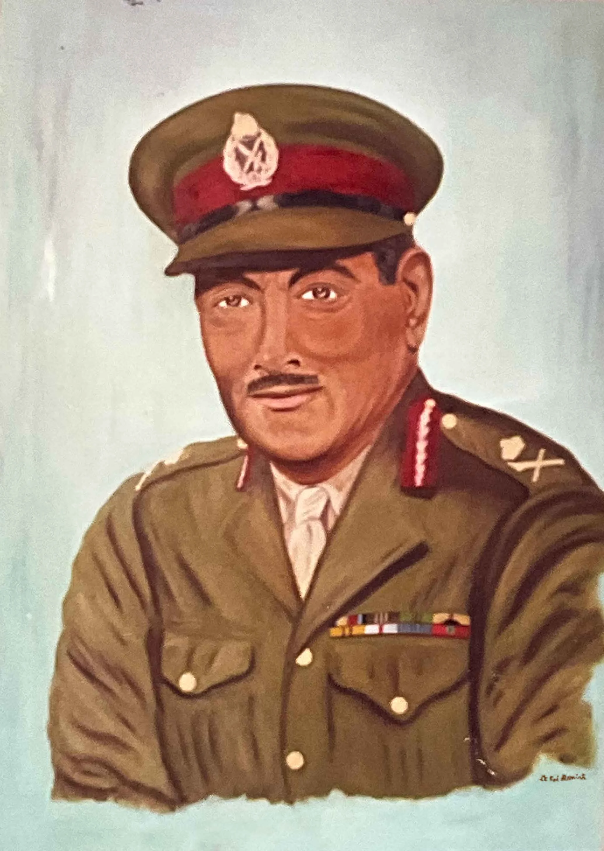 ‘Portrait of General Rajendra Singhji’
