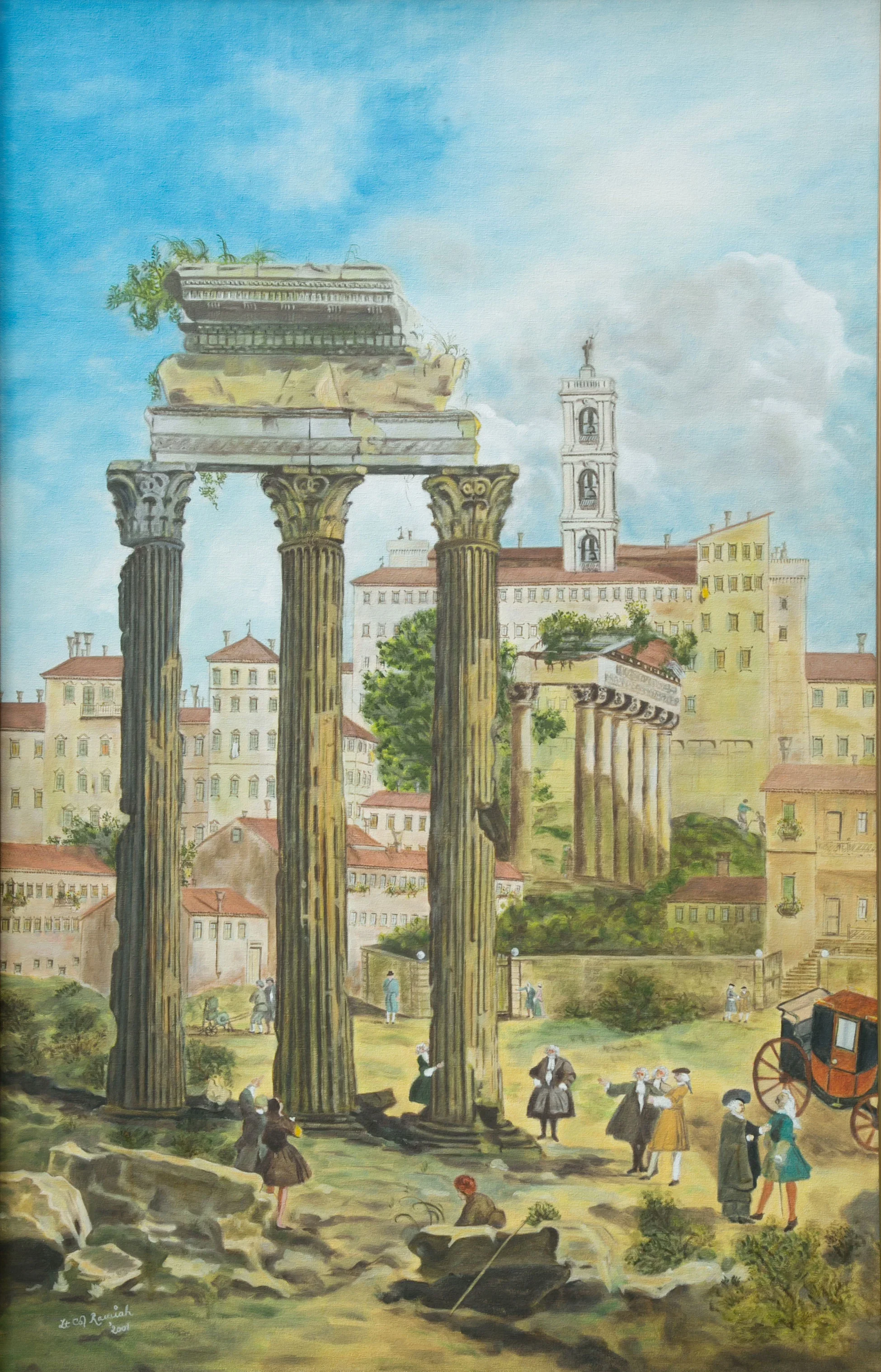 ‘Rome: Ruins of the Forum, Looking towards the Capitol’